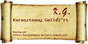 Keresztessy Gellért névjegykártya